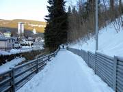 Facile pista da sci verso Pec pod Sněžkou