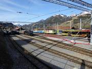 Stazione della MOB (Montreux-Berner Oberland-Bahn) a Zweisimmen