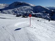 Segnaletica delle piste nell’area sciistica Merano 2000