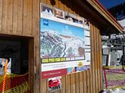 Mappa delle piste Grasgehren presso la stazione a valle