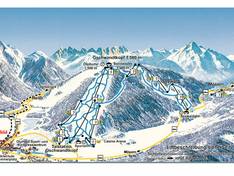 Mappa delle piste Hinterfeld - Mösern (Telfs)