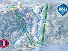 Mappa delle piste Ukko-Koli