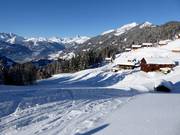 Inizio dell’itinerario sciistico verso Silbertal