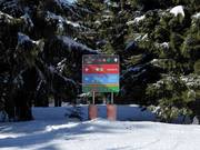 Segnaletica delle piste nell’area sciistica di Spindlermühle