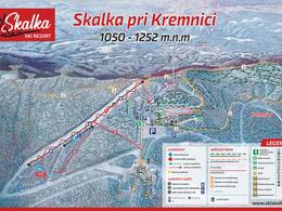 Mappa delle piste Skalka