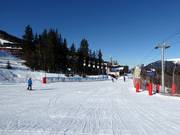 Pista facile a Courchevel