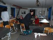 La club house alla stazione a valle