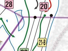 Mappa delle piste Takamagahara Mammoth