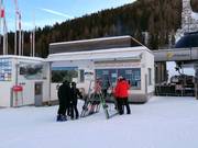 Area casse curata presso Grünboden-Express