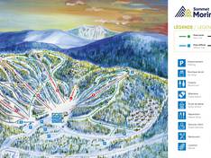 Mappa delle piste Morin Heights