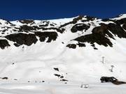 Area freeride presso la seggiovia Creussans