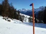 Segnalazione su entrambi i lati delle piste