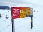 Accesso alle piste Double Diamond difficili