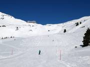 Pista di media difficoltà verso Plattis