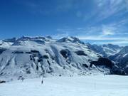 Vista sulla parte anteriore del lato est