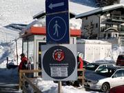 Informazioni all'ingresso dell'impianto di risalita