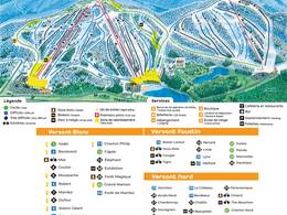 Mappa delle piste Mont Blanc