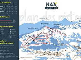 Mappa delle piste Nax - Mont-Noble
