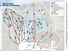 Mappa delle piste Vallée du Parc
