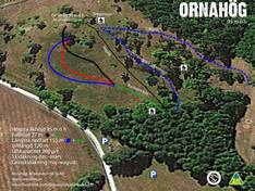 Mappa delle piste Ornahög