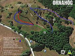Mappa delle piste Ornahög