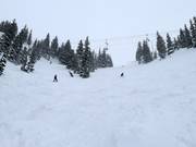 Pista ripida presso la seggiovia Supreme