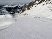 Ampia discesa verso Avoriaz