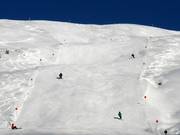 Pista perfettamente battuta al Diedamskopf