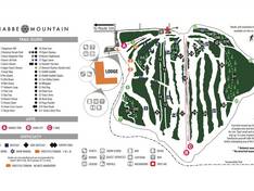 Mappa delle piste Crabbe Mountain