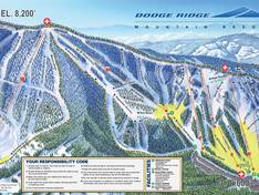 Mappa delle piste Dodge Ridge