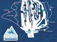Mappa delle piste Cap-Chat