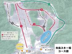 Mappa delle piste Chokai Kogen Yashima