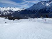 Discesa a valle verso St. Moritz Bad