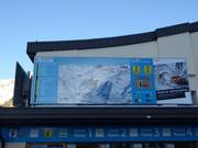 Mappa delle piste presso la biglietteria