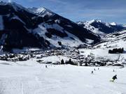 Vista su Saalbach