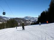 Facile discesa per famiglie presso la cabinovia a 10 posti Söllereck