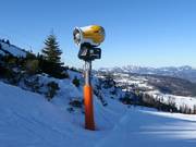 Innevamento sulla Steinplatte