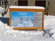 Mappa delle piste alla stazione a valle