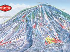 Mappa delle piste Stratton