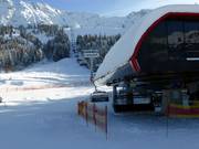 Wiedhagbahn - 6pers.| Seggiovia ad alta velocità (ad agganc. autom.) con cupola di prot. e riscald. sedile