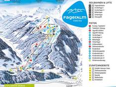 Mappa delle piste Fageralm - Forstau