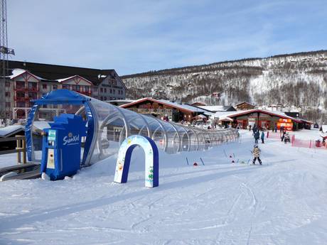 Comprensori sciistici per principianti nella Härjedalen – Principianti Tänndalen