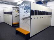 Deposito sci comfort nel centro funiviario Nauders