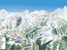 Mappa delle piste Grand Targhee