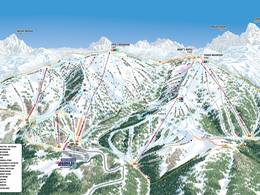 Mappa delle piste Grand Targhee
