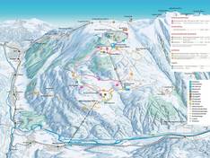 Mappa delle piste Feldis