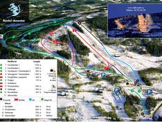 Mappa delle piste Hurdal