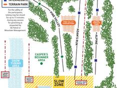 Mappa delle piste Boyce Park