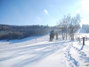 Vista sull’area sciistica