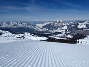 Pista perfettamente preparata a Stoos